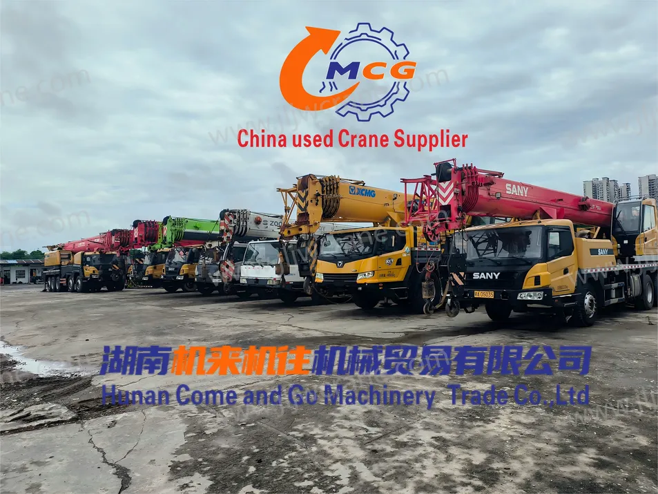 Crane m&oacute;vil usado Crane Sanysac 400 toneladas de gr&uacute;a de construcci&oacute;n de gr&uacute;as MAQUINARIA CRUNE Bomba excavadora de camiones Rig rotar plataforma de repuesto