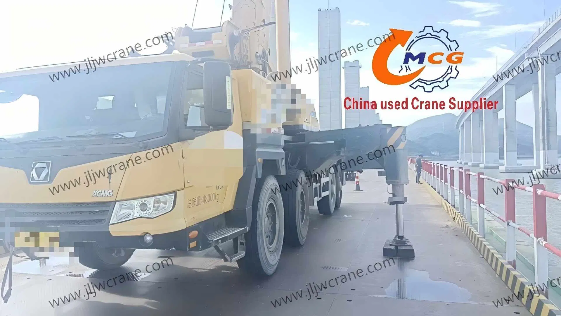 Отличное состояние подержанный грузовик Crane 2018 XC MG 80 Ton Crane доступен