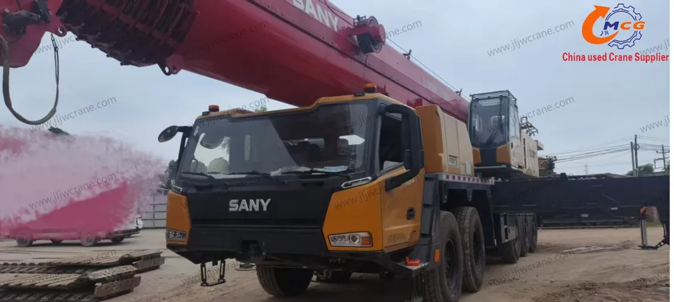 تستخدم Crane 2024 SAC160 TON SAN Y All Terrain Crane1600C8-8 Truck Crane المستخدمة