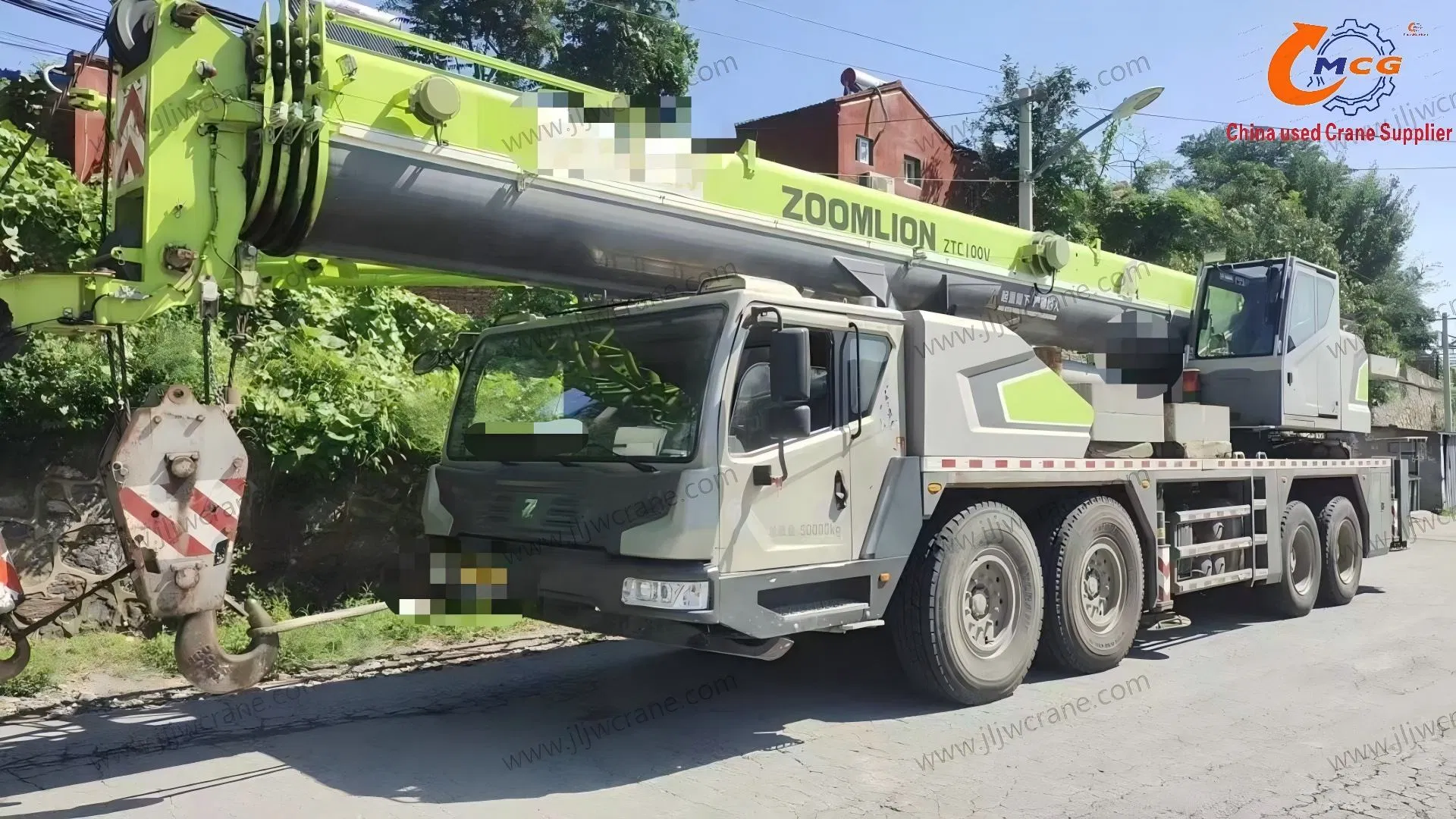 Crane de camiones usado asequible 2017 Zoomlion 80 toneladas - Perfecto para el trabajo pesado