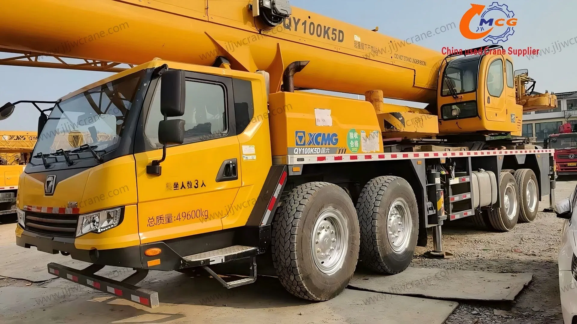 حالة ممتازة 80 طن XC MG Truck Crane 2021 نموذج
