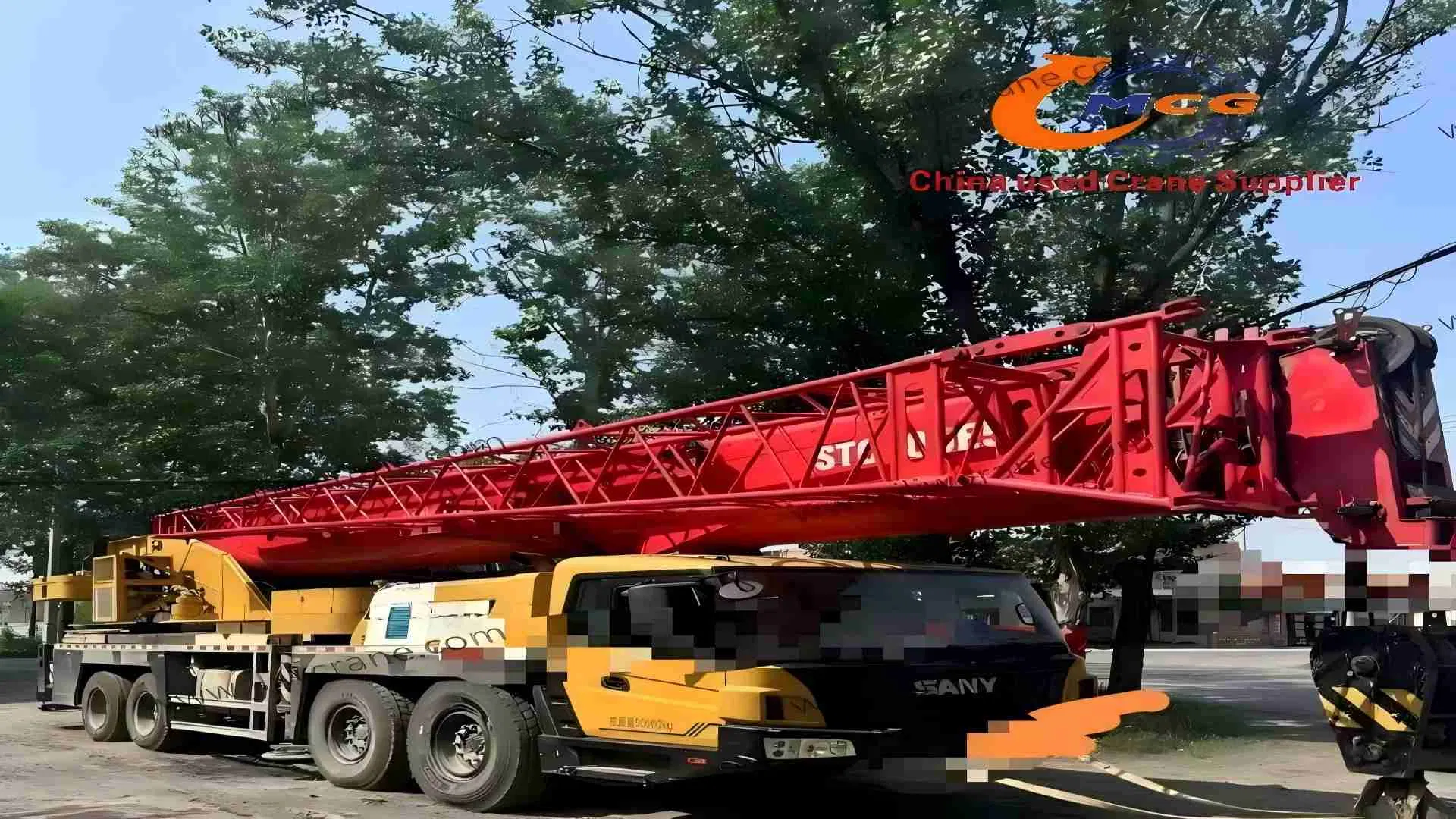 Используемый Crane 2021 STC80 TON SAN Y ALL LEARRUN CRANE CRANE CRANE Используется мобильный кран