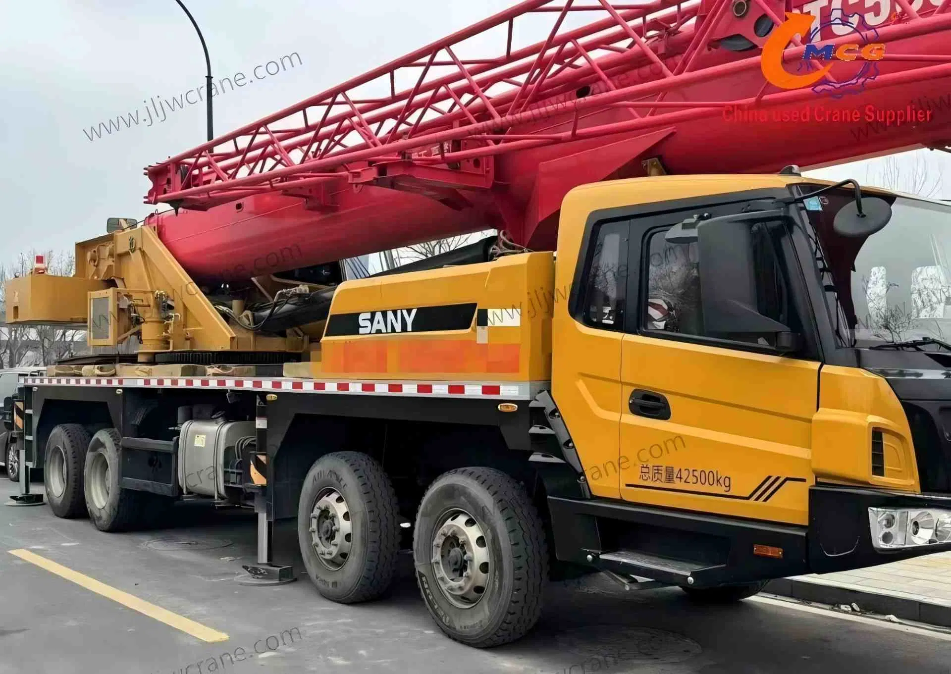 Pièces de grue à crawler mobile de 50 tonnes de haute qualité San Y