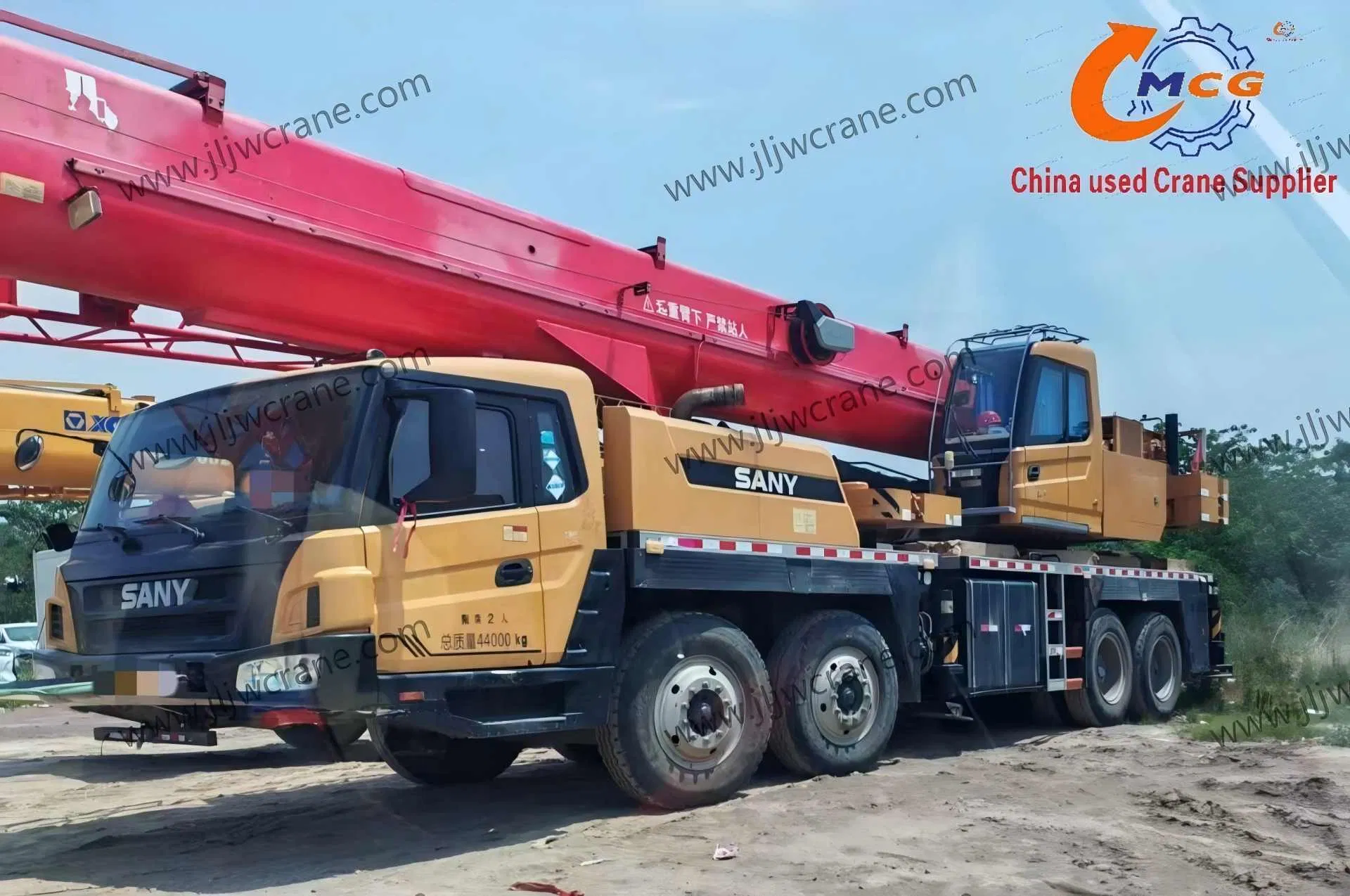 Fiable 55 tonnes San Y Utilisé des pièces de remplacement de grue de robot mobile d'occasion