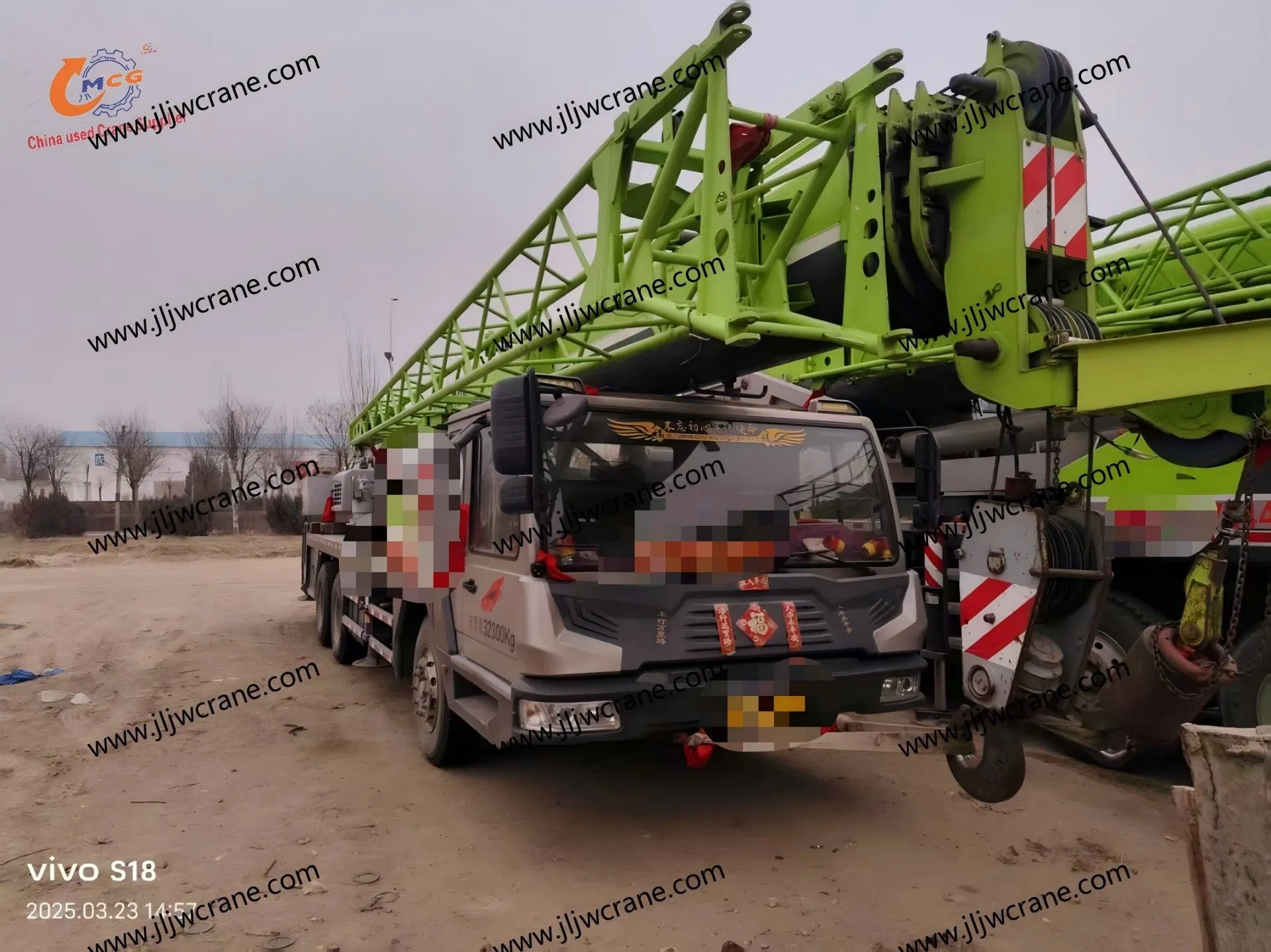 2019 ZTC201V552 20TON использовал Crane Crane Только 6, 800 часов хорошо подготовленного к экспорту