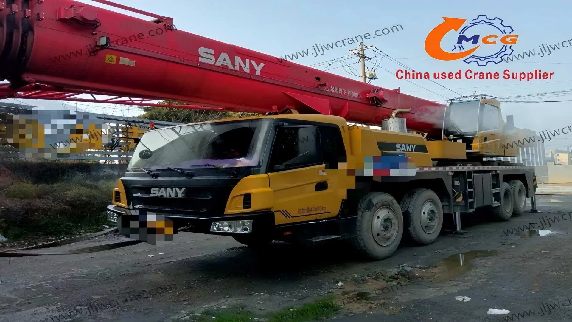 Используемый кран 2021 STC55 TON SAN Y ALL LEARRUN CRANE CRANE CRANE Используется мобильный кран