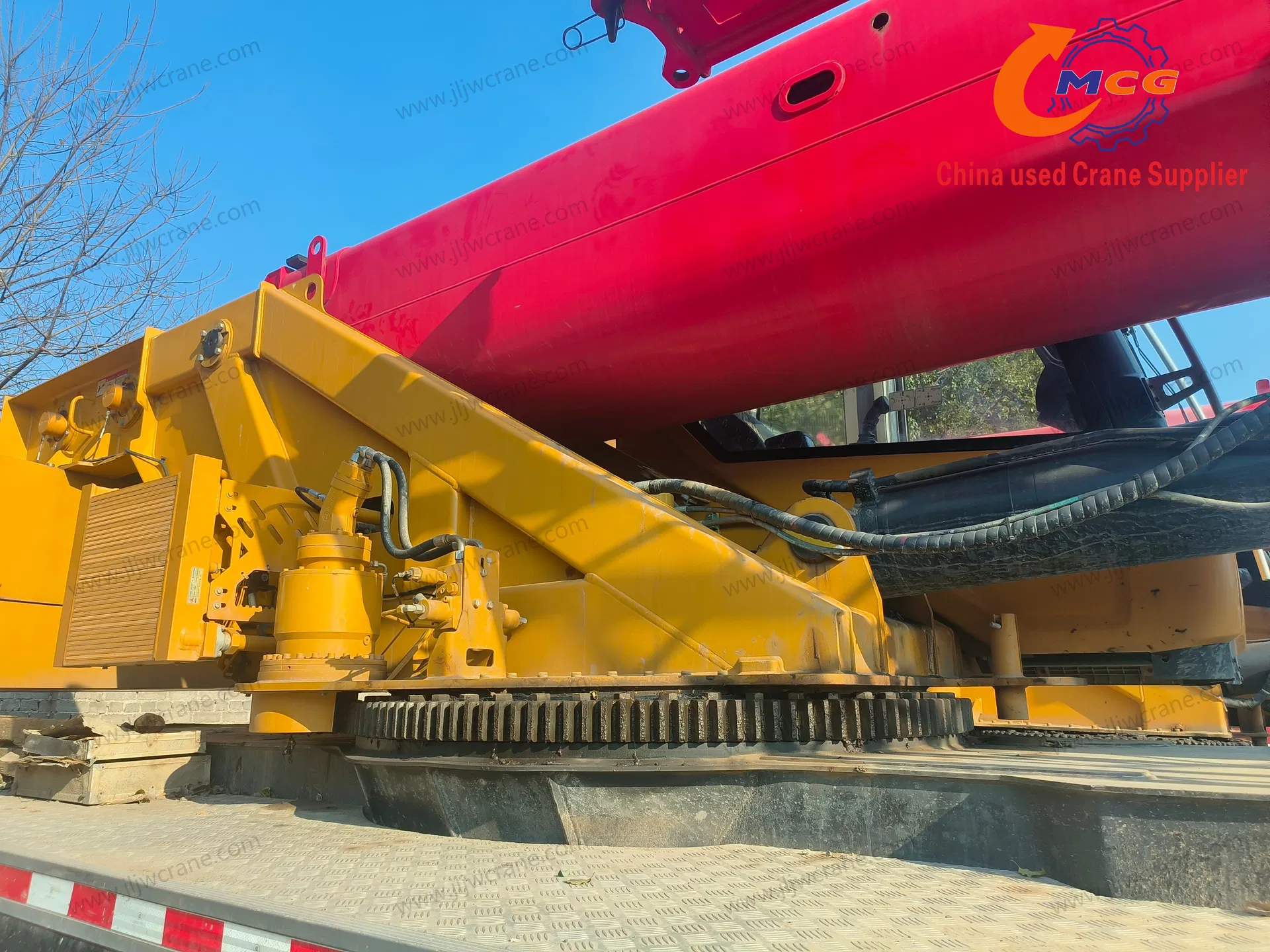 Crue de camion d'occasion 2020 SAN Y MOBILE 35 tonnes Crae Crawler Crawler Crane Pièces