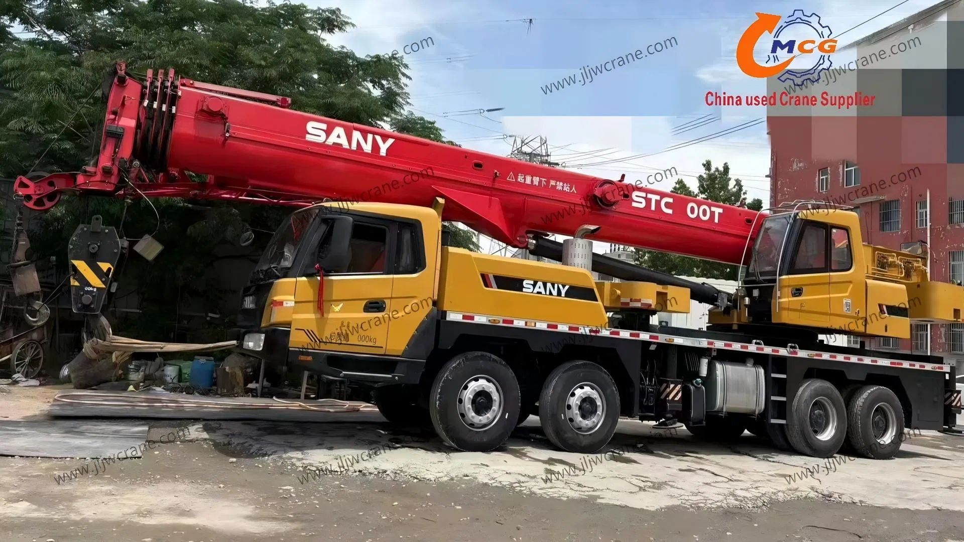 Используемый кран 2021 STC40 TON SAN Y ALL LEARRUN CRANE CRANE CRANE Используется мобильный кран