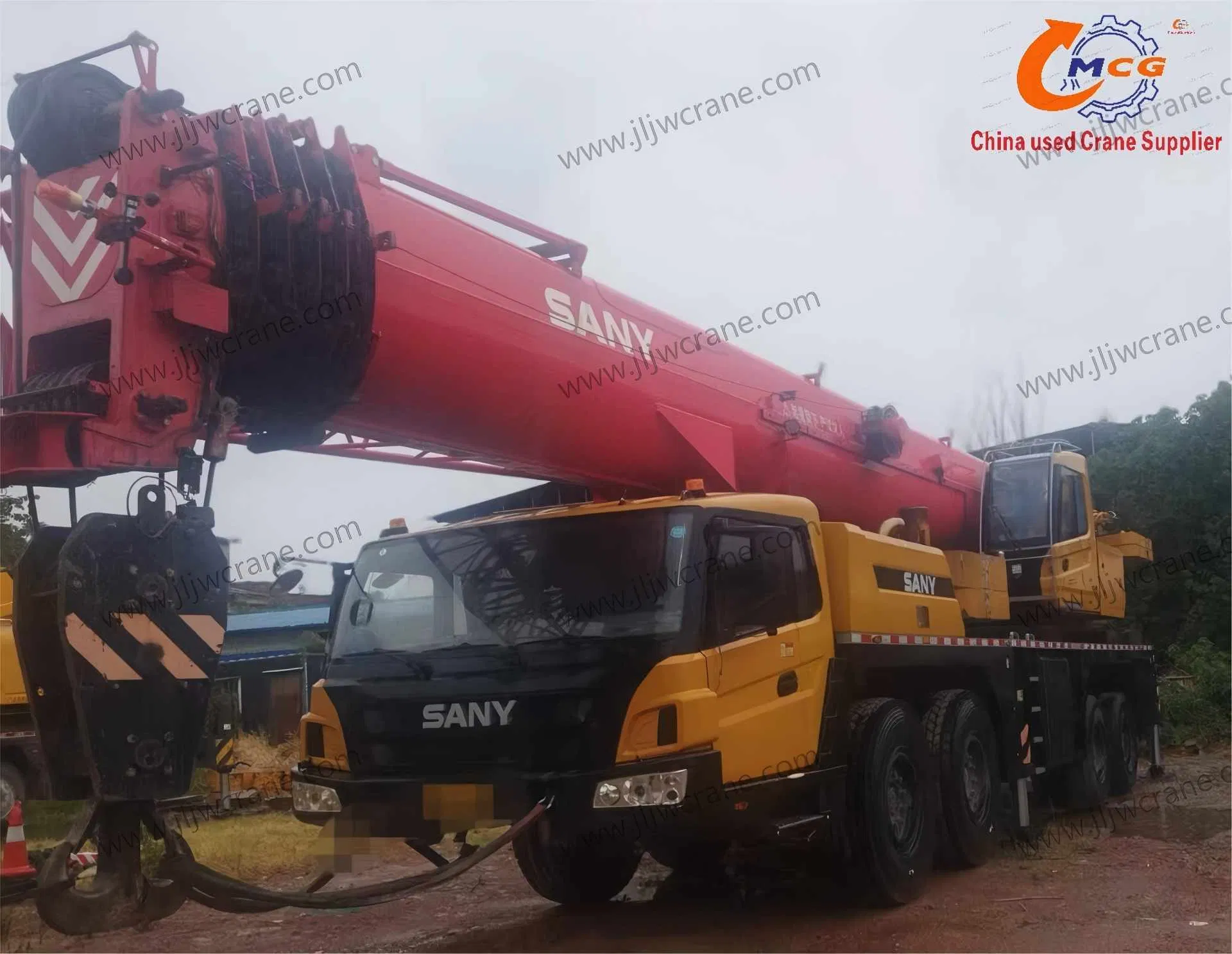 ارتفاع قدرة 80 طن آلات بناء رافعة الشاحنة بقلم San Y 2023