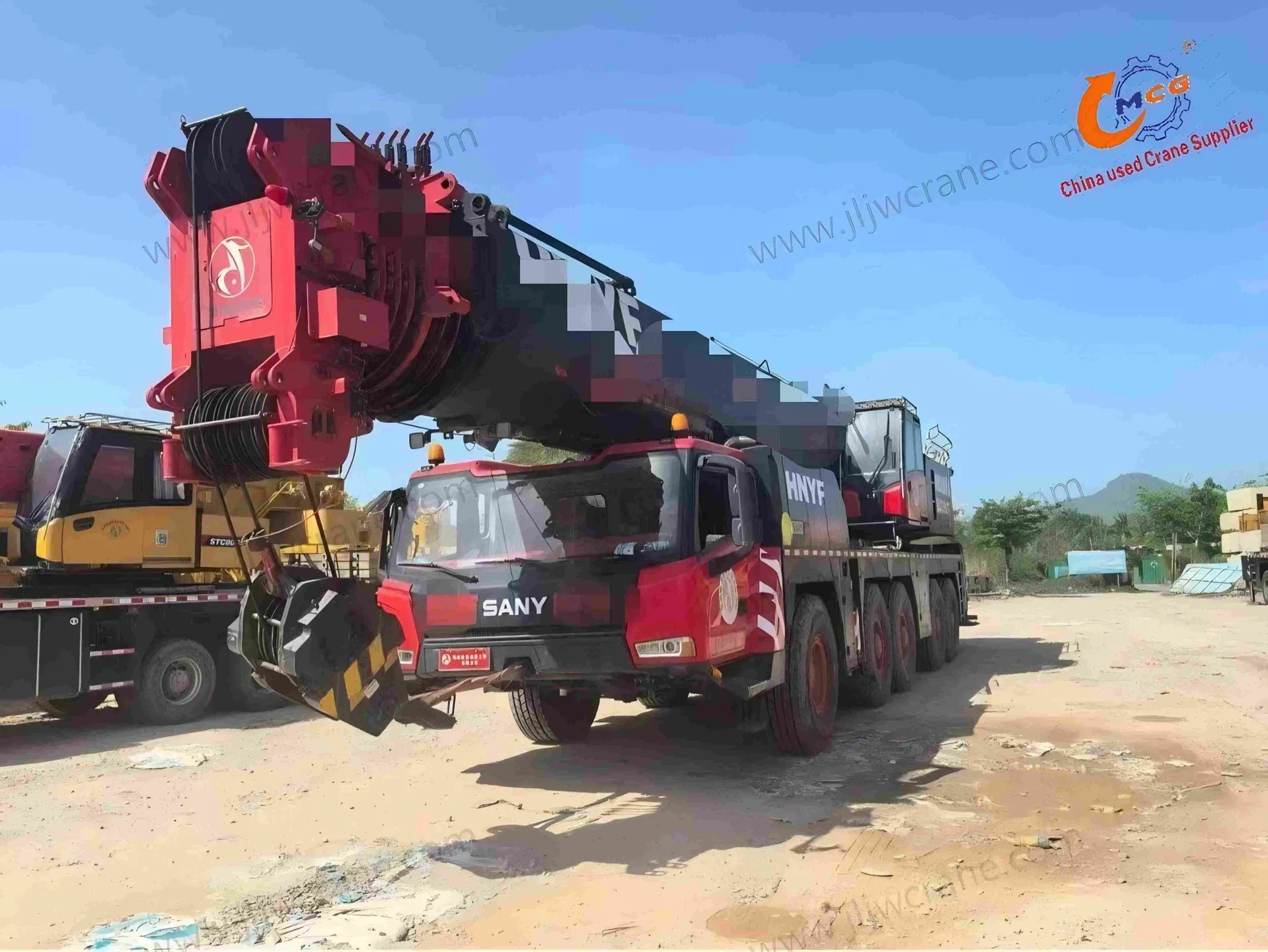 Mini programme de mini-mini-programme robuste Sany SAC2200C8-8 avec camion de grue &agrave; bras 88m