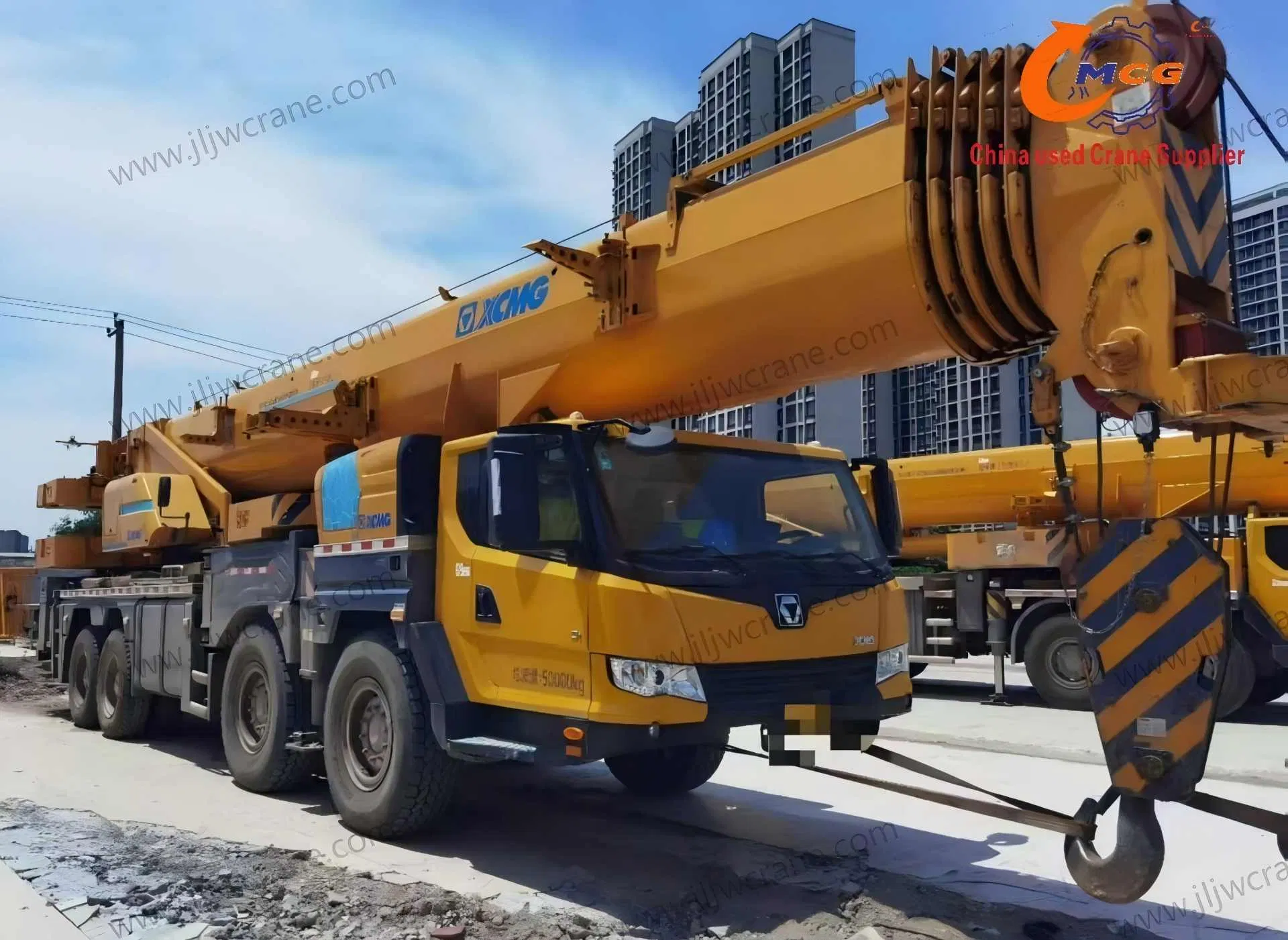 اعلی کارکردگی XC Mg 80 ٹن استعمال شدہ ٹرک کرین 2021 سے اب دستیاب ہے