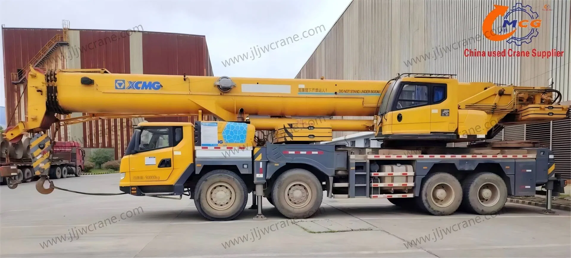 Crane de camiones usado asequible 2021 XC MG 80 toneladas de gr&uacute;a de cami&oacute;n - Excelente estado