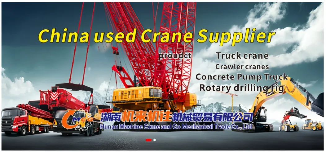 حالة ممتازة 80 طن XC MG Truck Crane 2021 نموذج