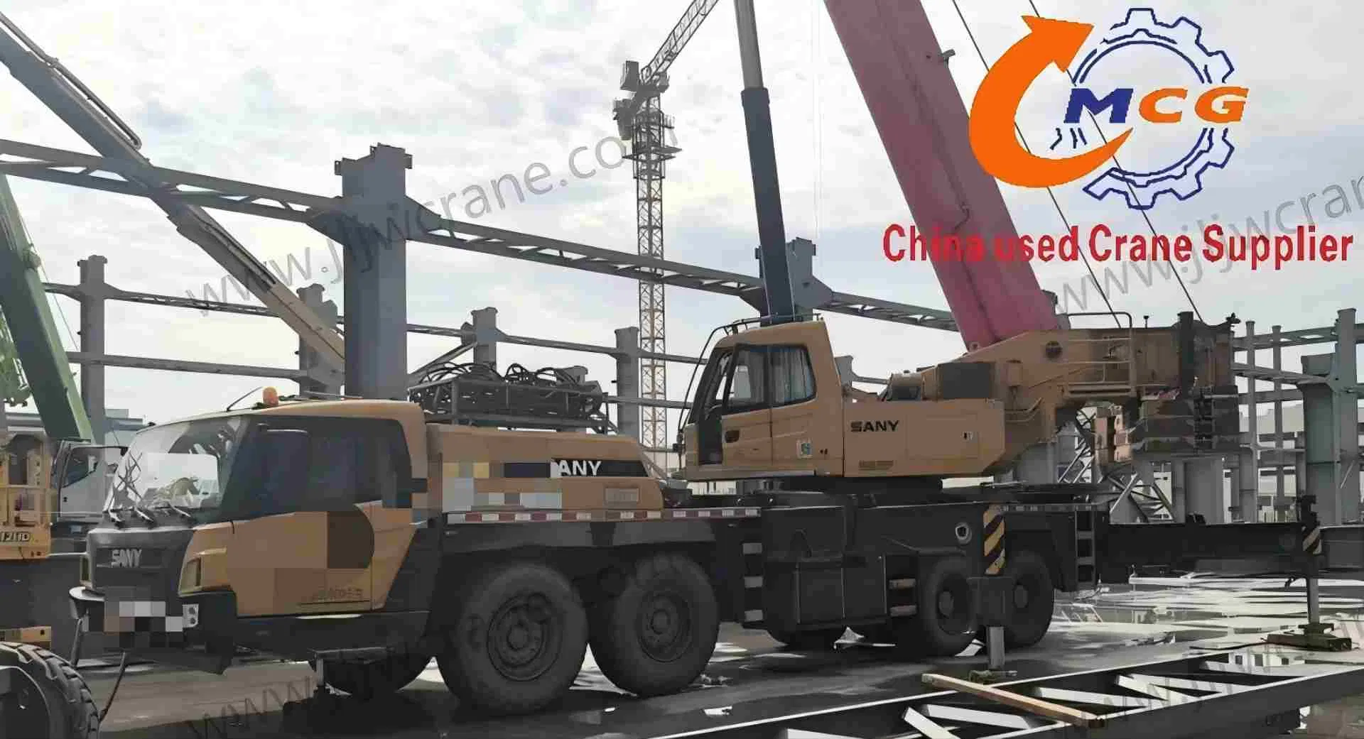 2018 San Y All Terrain Crane - 80 тонн мобильного грузовика