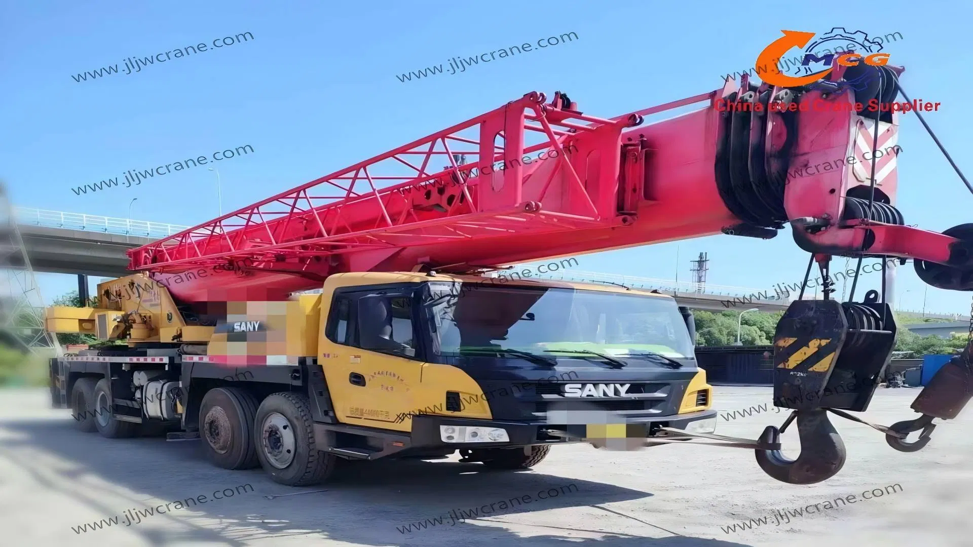 تستخدم Crane 2020 STC55 Ton San y All Terrain Crane Truck Crane المستخدمة رافعة متنقلة