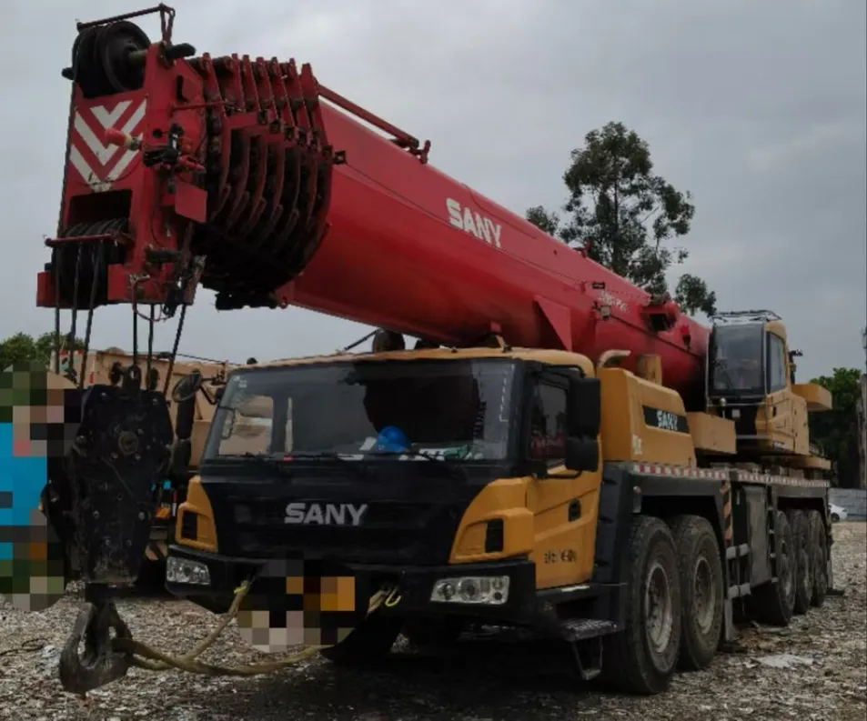 مستخدم عالي الجودة 2022 SAN Y 130 طن كل رافعة التضاريس