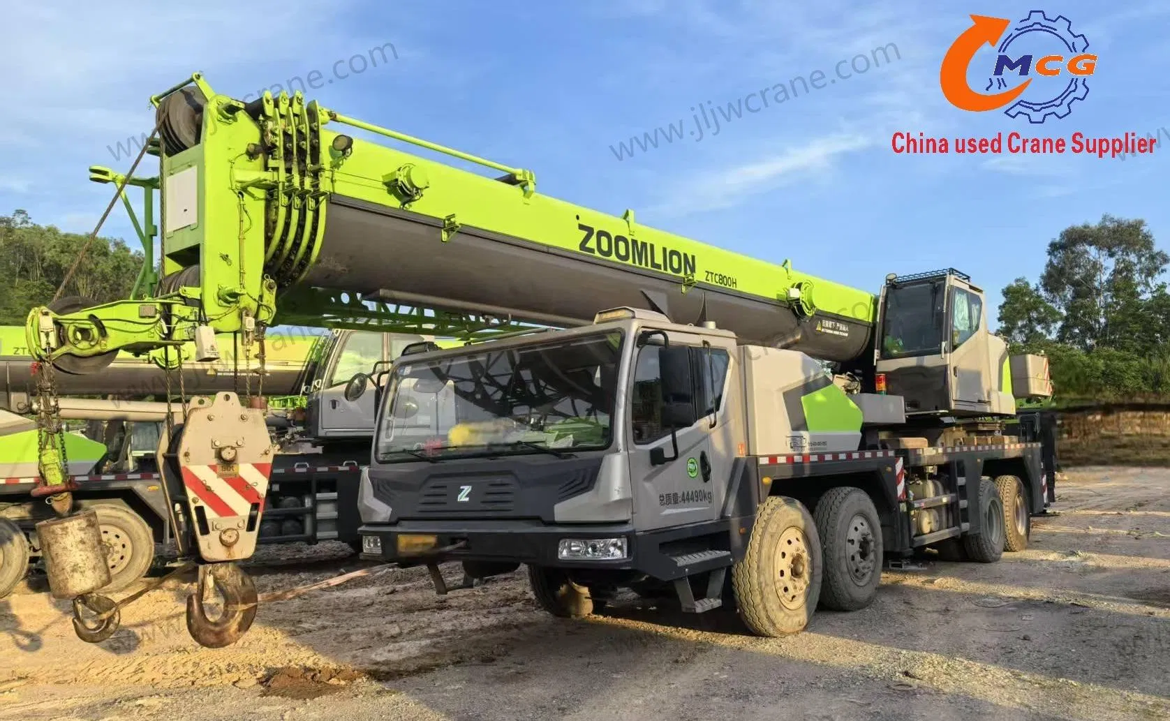 Crane de camiones usado confiable 2021 Zoom Lion 55ton Truck Crane - Oferta de excelente valor