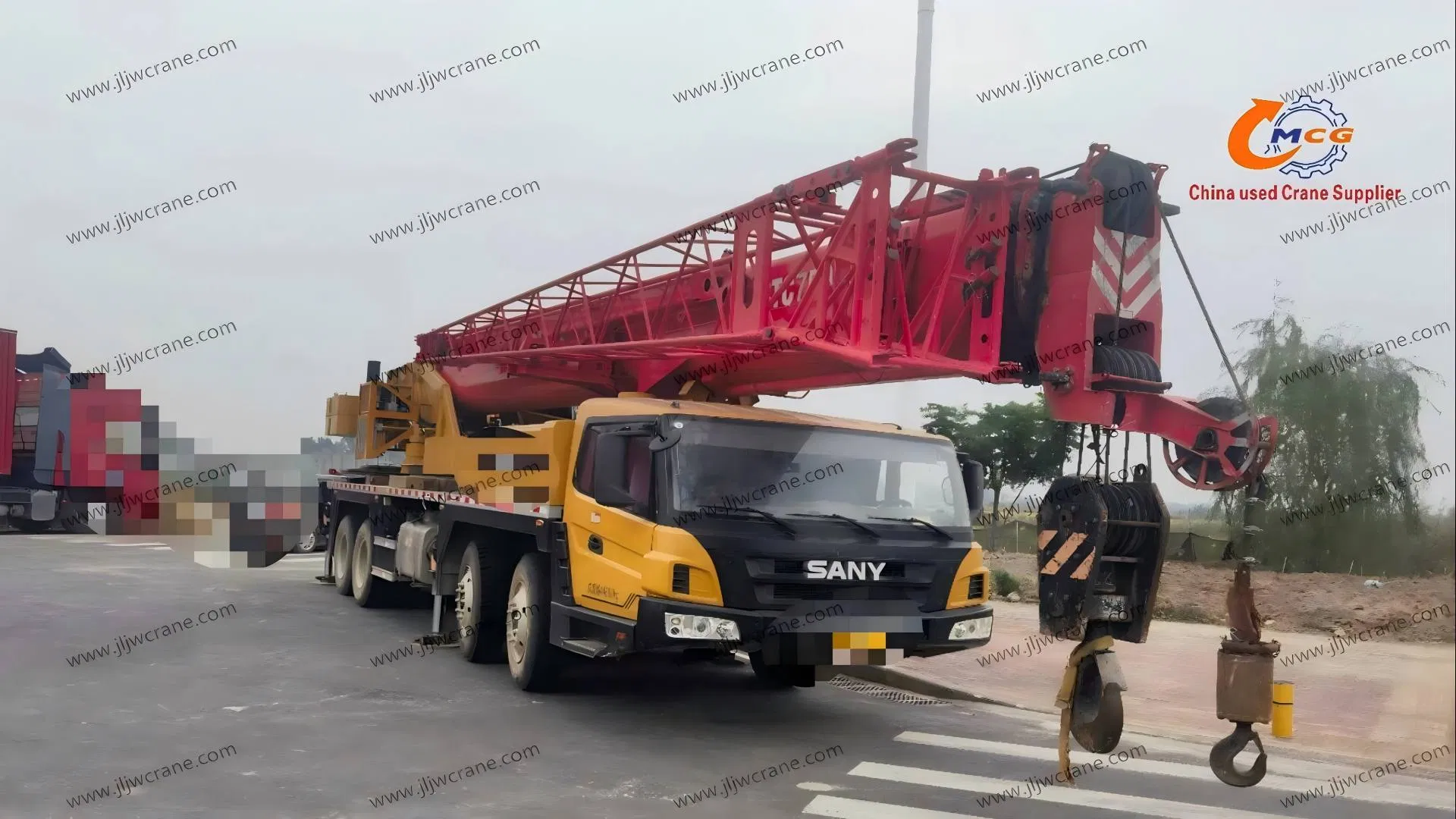 Высококачественный подержанный кран 2021 STC55 TON SA NY ALL LERSAN CRANE