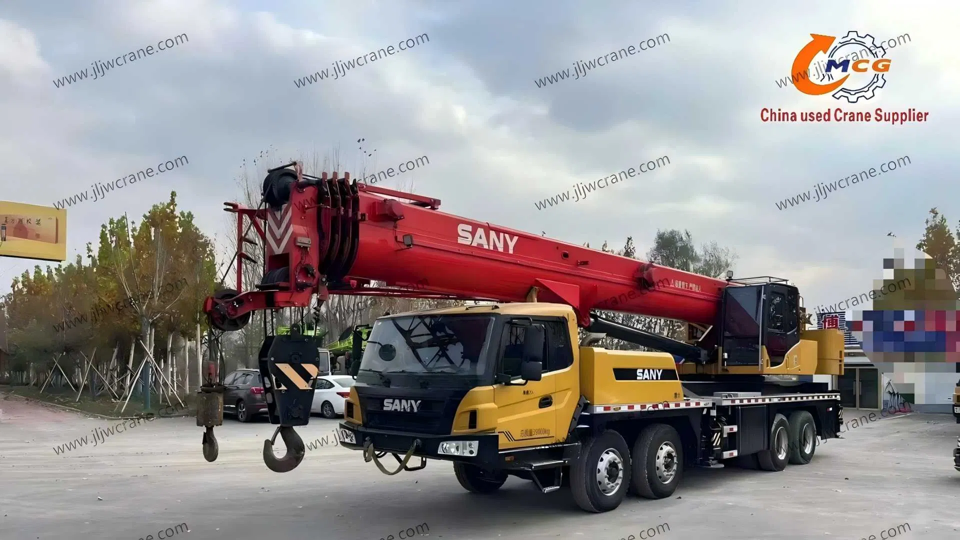 Используемый Crane 2022 STC35 TON SAN Y ALL LEARRUN CRANE CRANE CRANE Используется мобильный кран