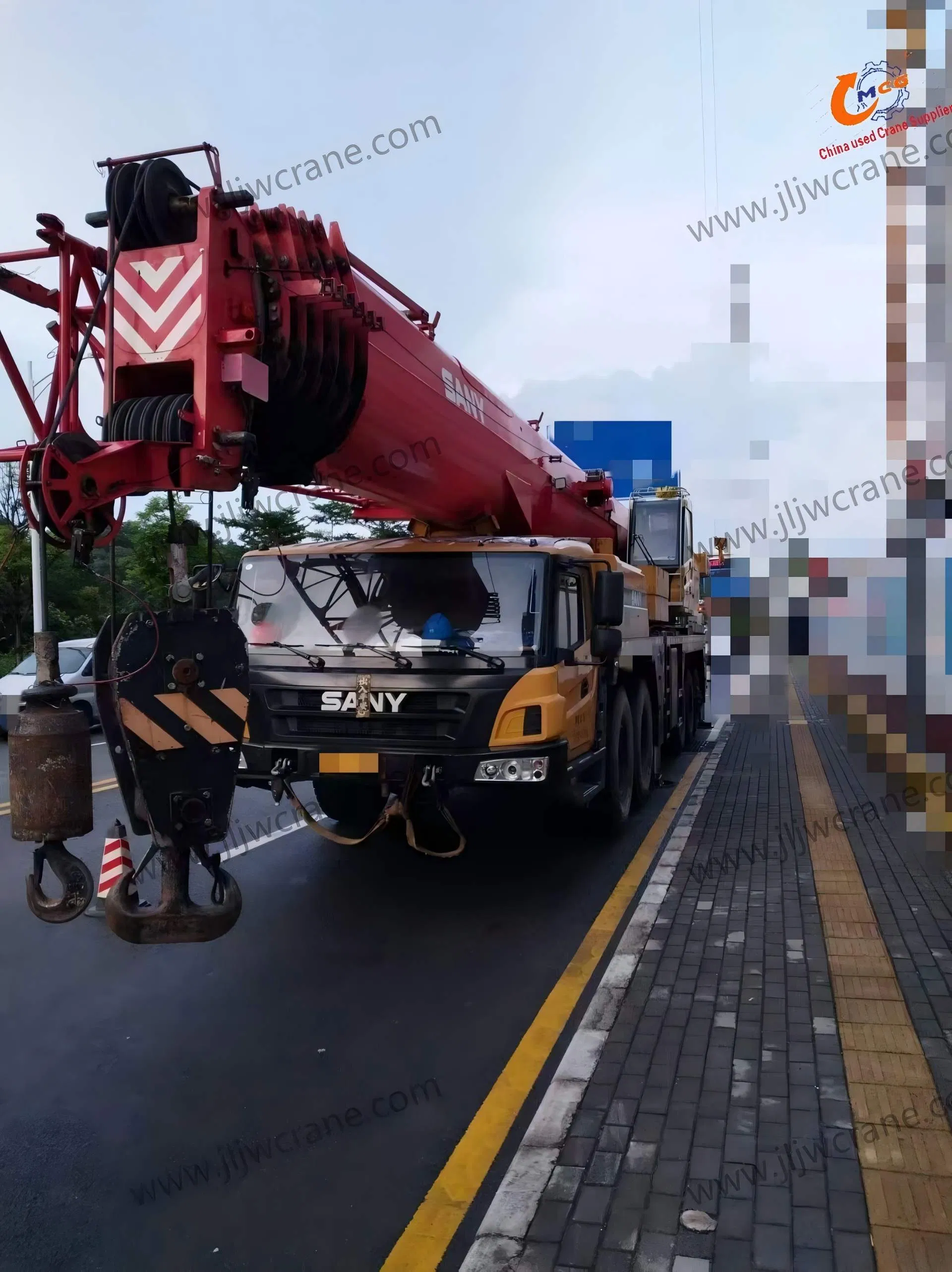 100 тонн Sany Crane, низкие часы, лицензирован январь 2022 г.