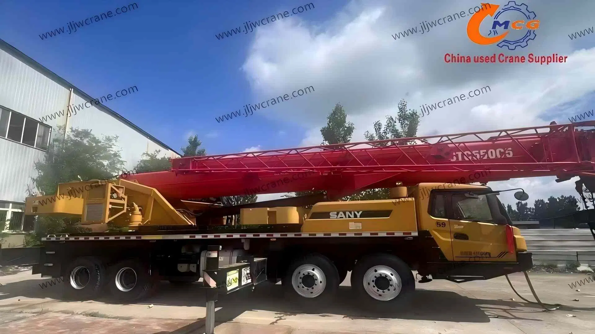 Grane d'occasion de haute qualit&eacute; 2022 STC55 TON SA NY All Terrain Crane Truck Crane