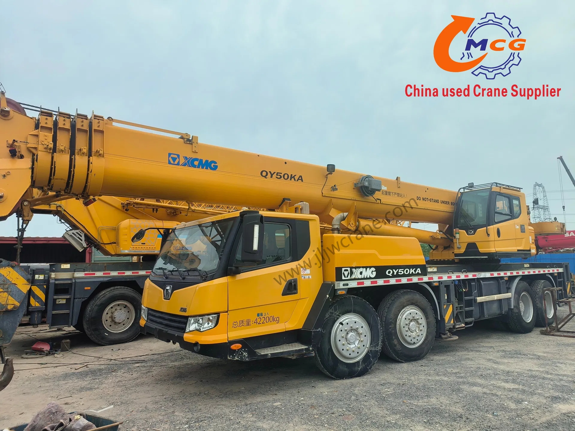XCG M50TON đ&atilde; sử dụng xe tải Craneqy50K5A Crane Crane Crawler Crane X&acirc;y dựng m&aacute;y bơm b&ecirc; t&ocirc;ng M&aacute;y bơm m&aacute;y khoan Xoay khoan